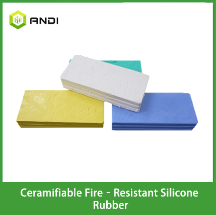 Ceramifiable Fire‑Resistant Silicone Rubber