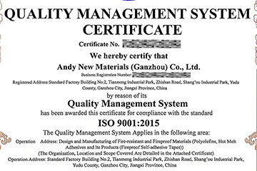 ANDI Obtains ISO 9001 Quality Management System Certification